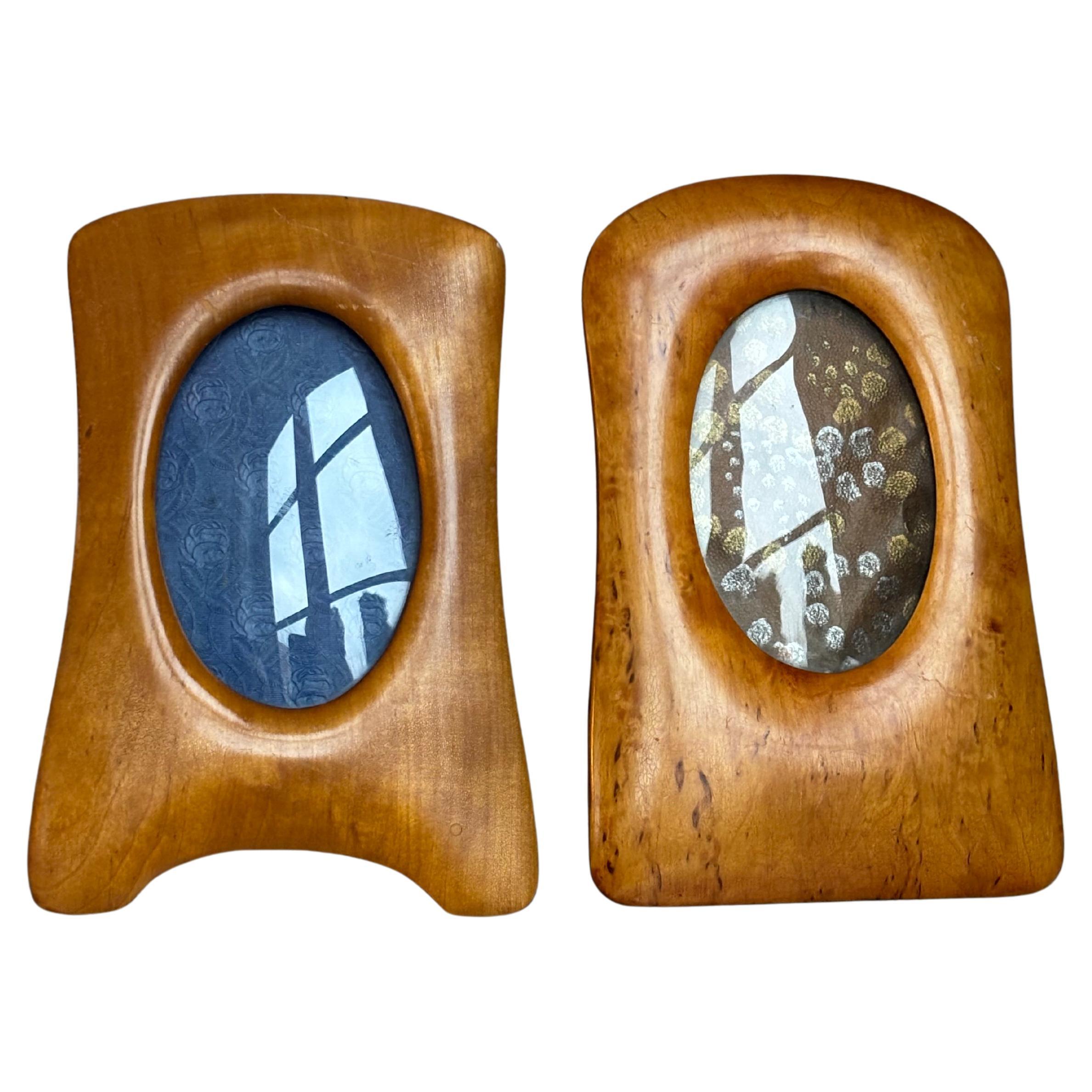 Satz von zwei lackierten Jugendstil-Bilderrahmen, 1930er Jahre im Angebot