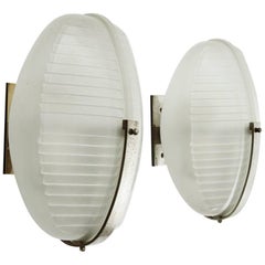 Set of Two Lambda Appliques by Vico Magistretti for Artemide, 1960s