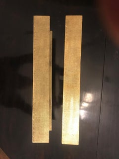 Set of Two Large Bronze Door Handles, 1970s