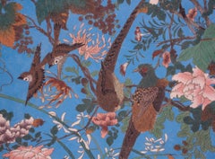 Set of Two Large Cloisonné Dishes, Japan 19th Century