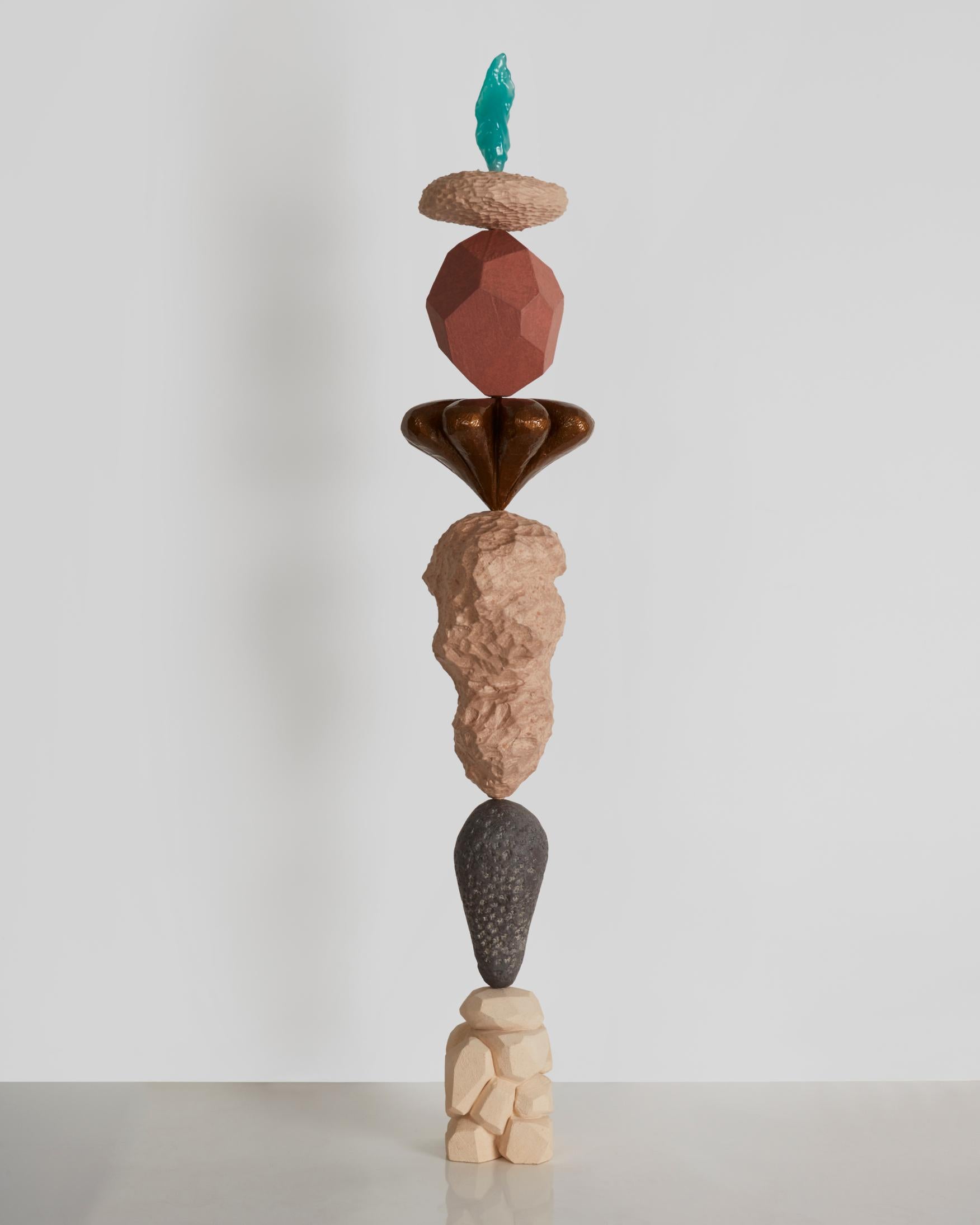 Contemporary Set of two Large TOTEM Sculptures by Ashley Hicks, 2019