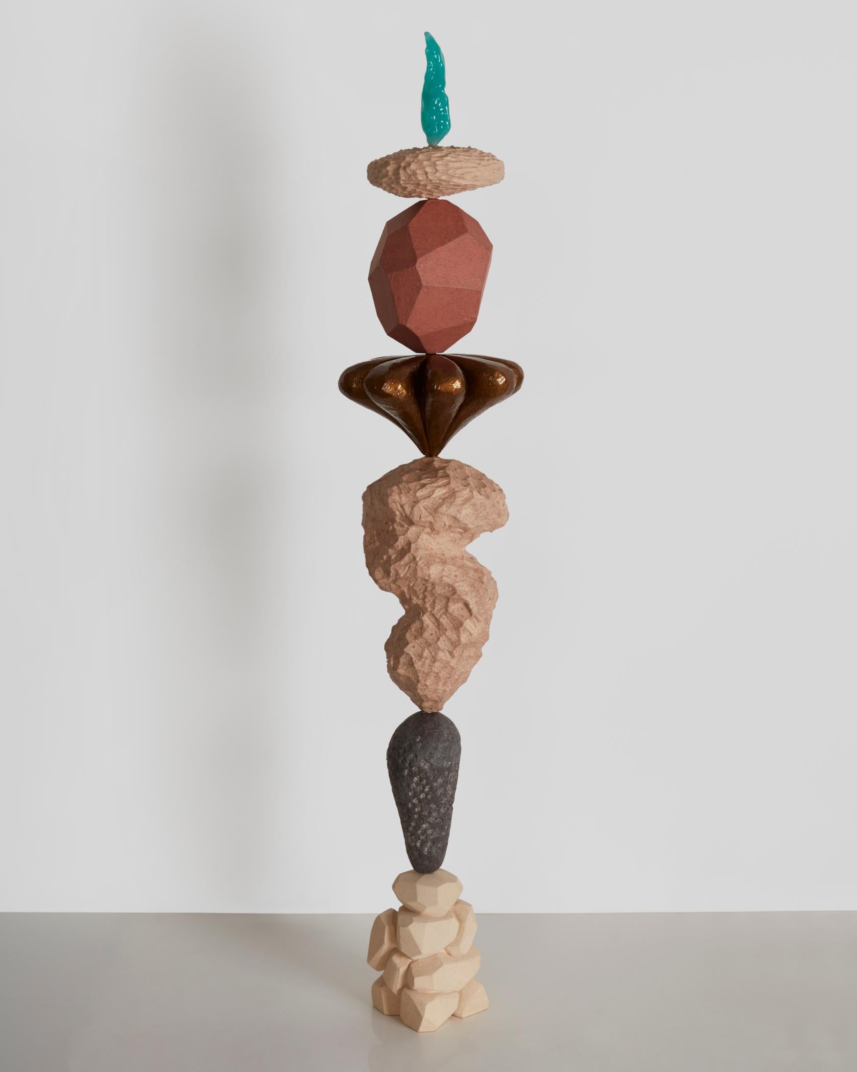 Epoxy Resin Set of two Large TOTEM Sculptures by Ashley Hicks, 2019