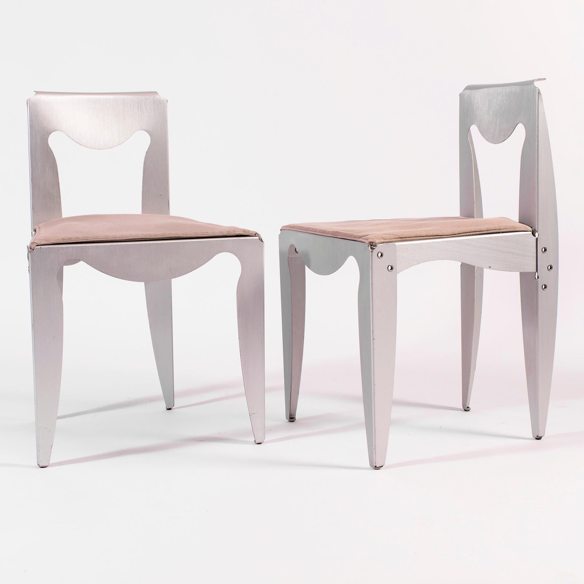 Post-Modern Set of Two “Liberta” Chairs by Afra & Tobia Scarpa for Meritalia, Italy, 1989 For Sale