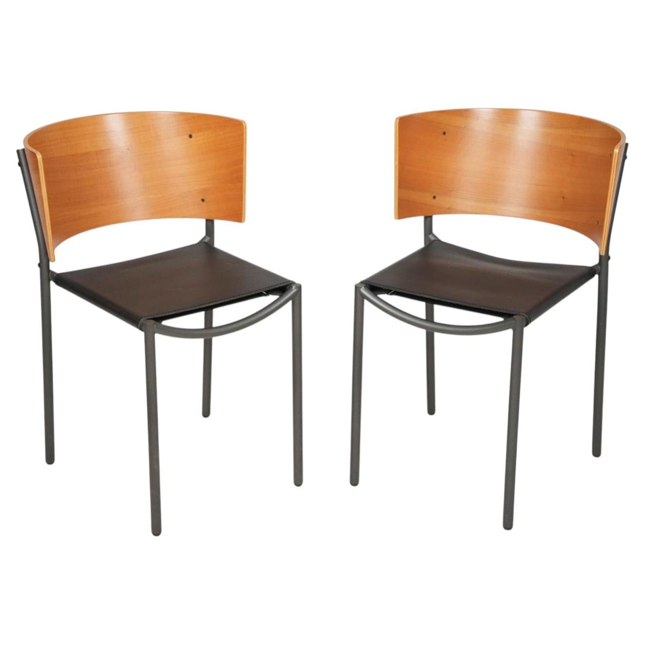 Set Of Two Lila Hunter Chairs By Philippe Starck For XO. 1980s For Sale