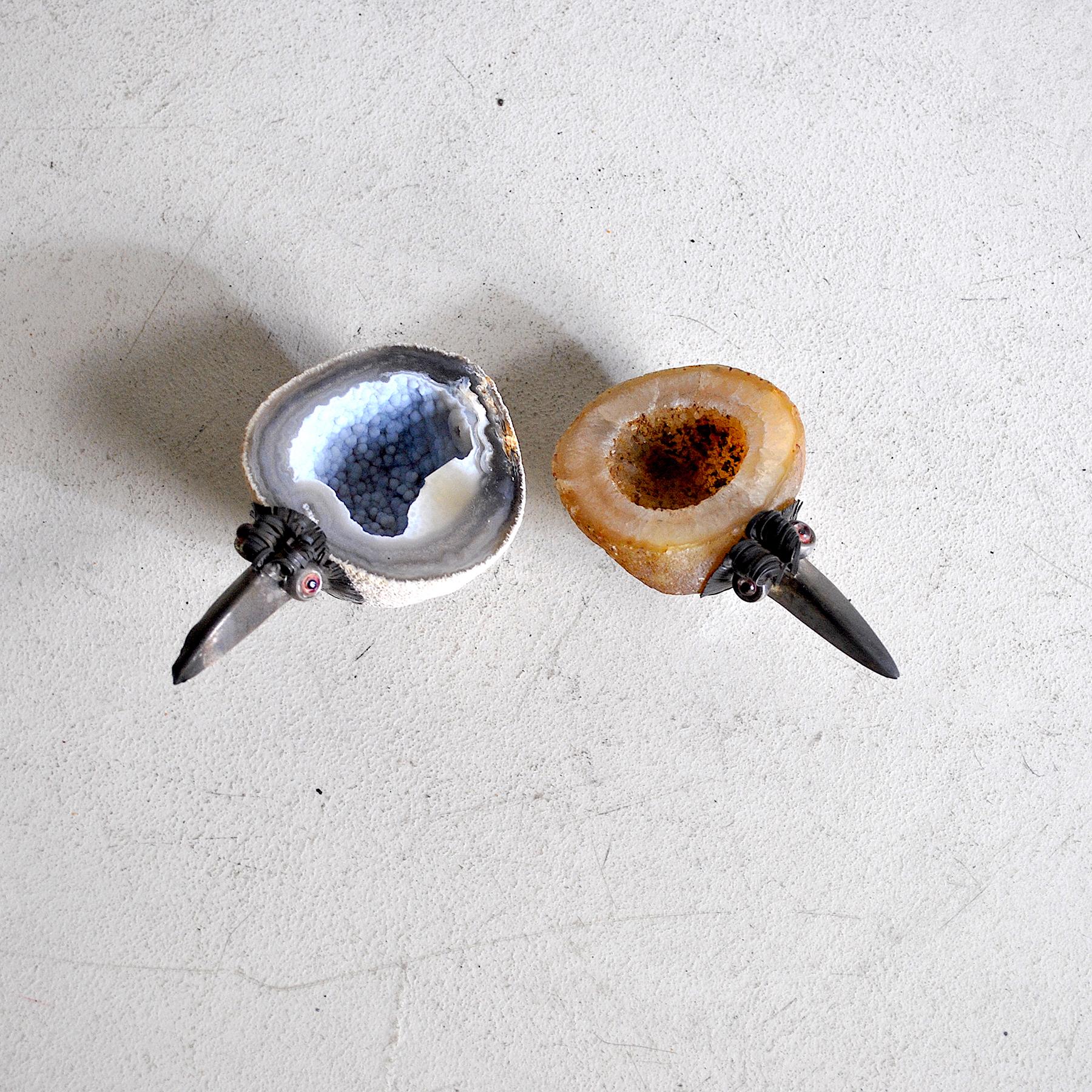Set of Two Little Fantastic Sculptures 1