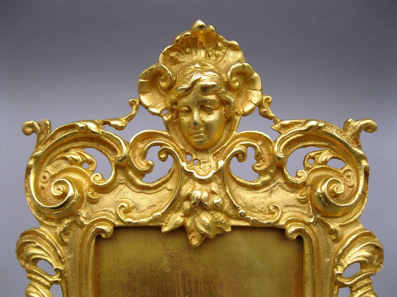 antique bronze frame