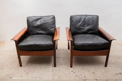 Set of Two Lounge Arm-Chairs Designed by Hans Olsen for C/S Møbler, Denmark 1960