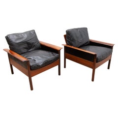Set of Two Lounge Arm-Chairs Designed by Hans Olsen for C/S Møbler, Denmark 1960