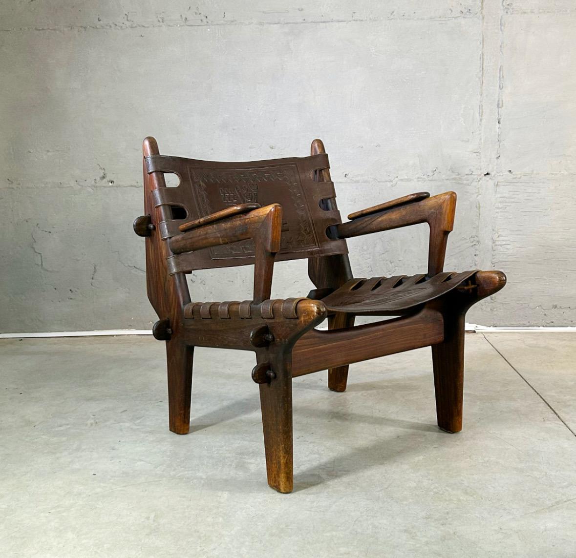 Set of two lounge Chair by Angel Pazmino for Muebles De Estilo, 1960s Ecuador In Good Condition For Sale In Tel Aviv-Yafo, Tel Aviv District