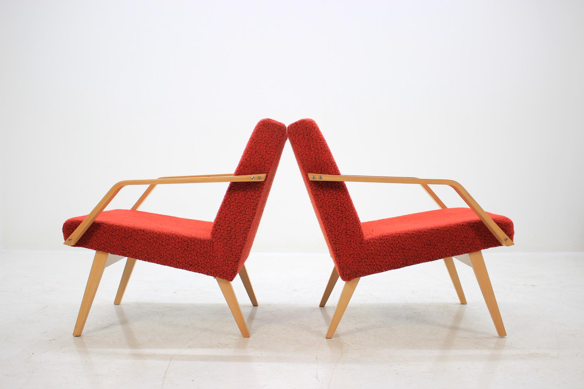 Mid-20th Century Set of Two Lounge Chair by Expo 58 Brusel, 1958's