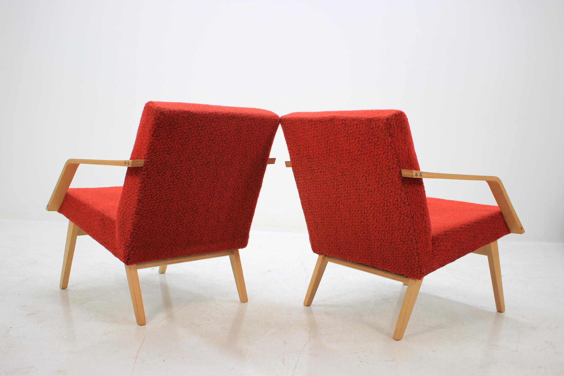 Bentwood Set of Two Lounge Chair by Expo 58 Brusel, 1958's