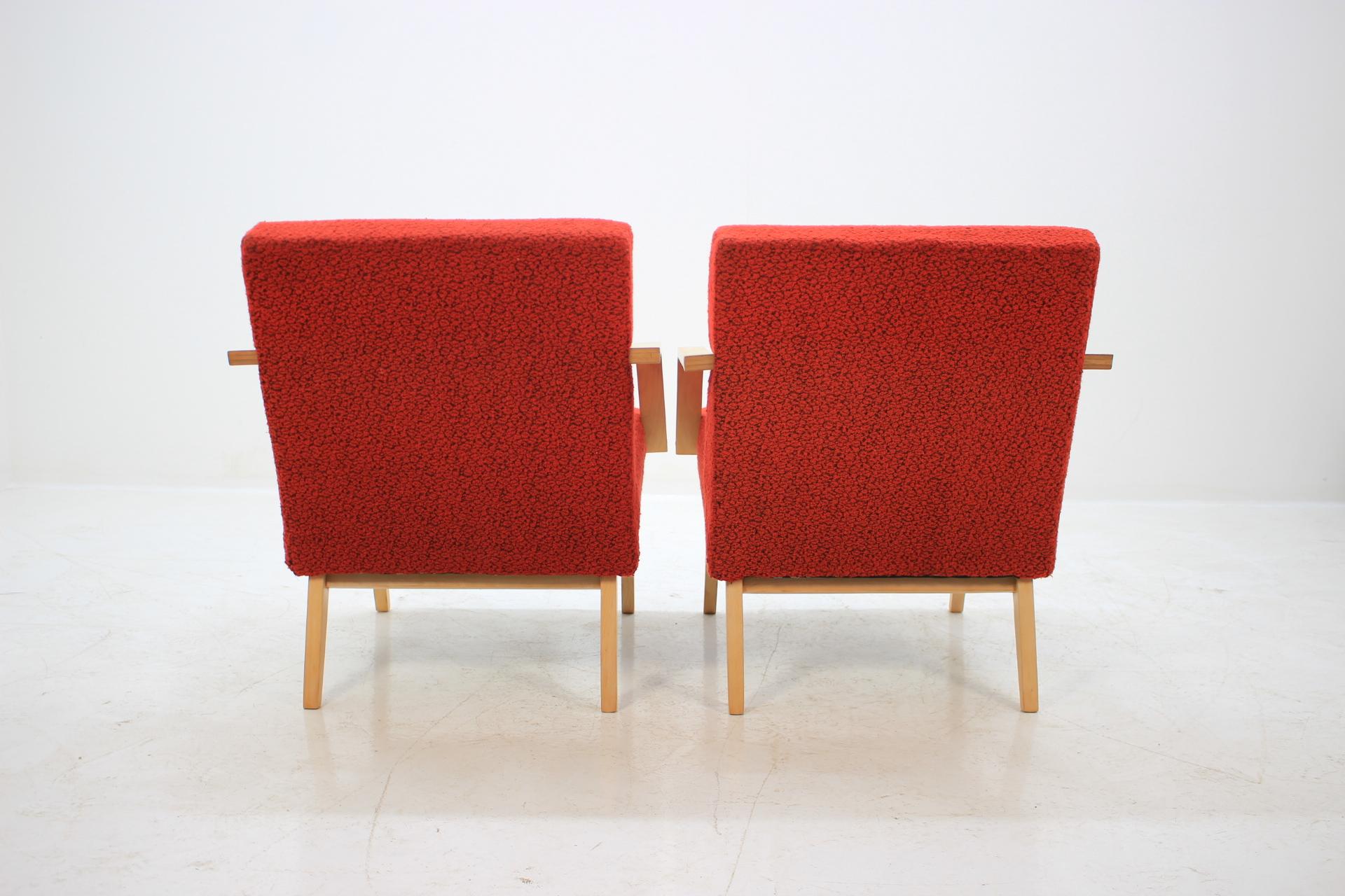 Set of Two Lounge Chair by Expo 58 Brusel, 1958's 1