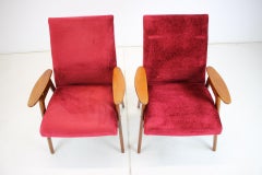 Set of Two Lounge Chair by Jaroslav Šmídek for Jitona, 1960s