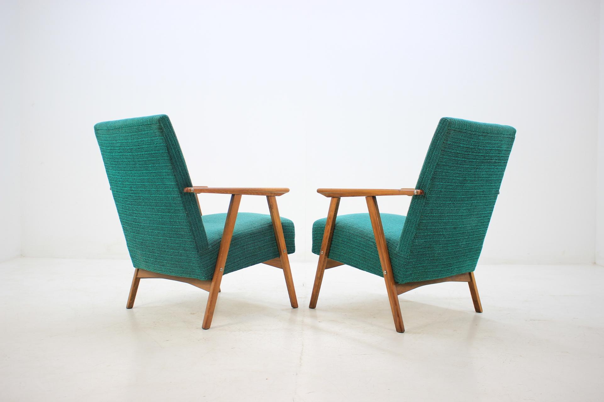 Mid-20th Century Set of Two Lounge Chairs, 1960s