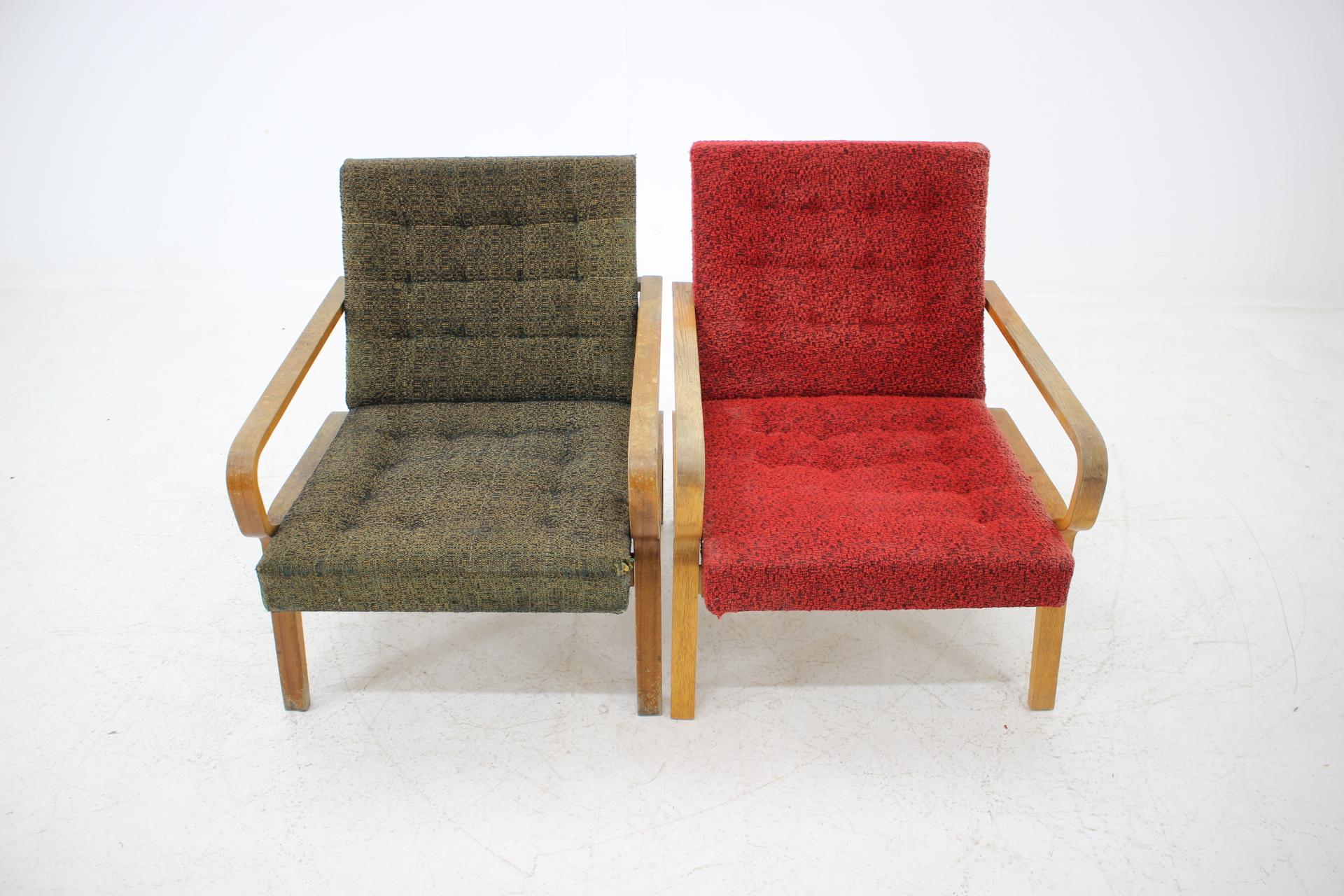 - Made in Czechoslovakia
- Made of wood, fabric
- Original upholstery has some signs use
- Original condition.