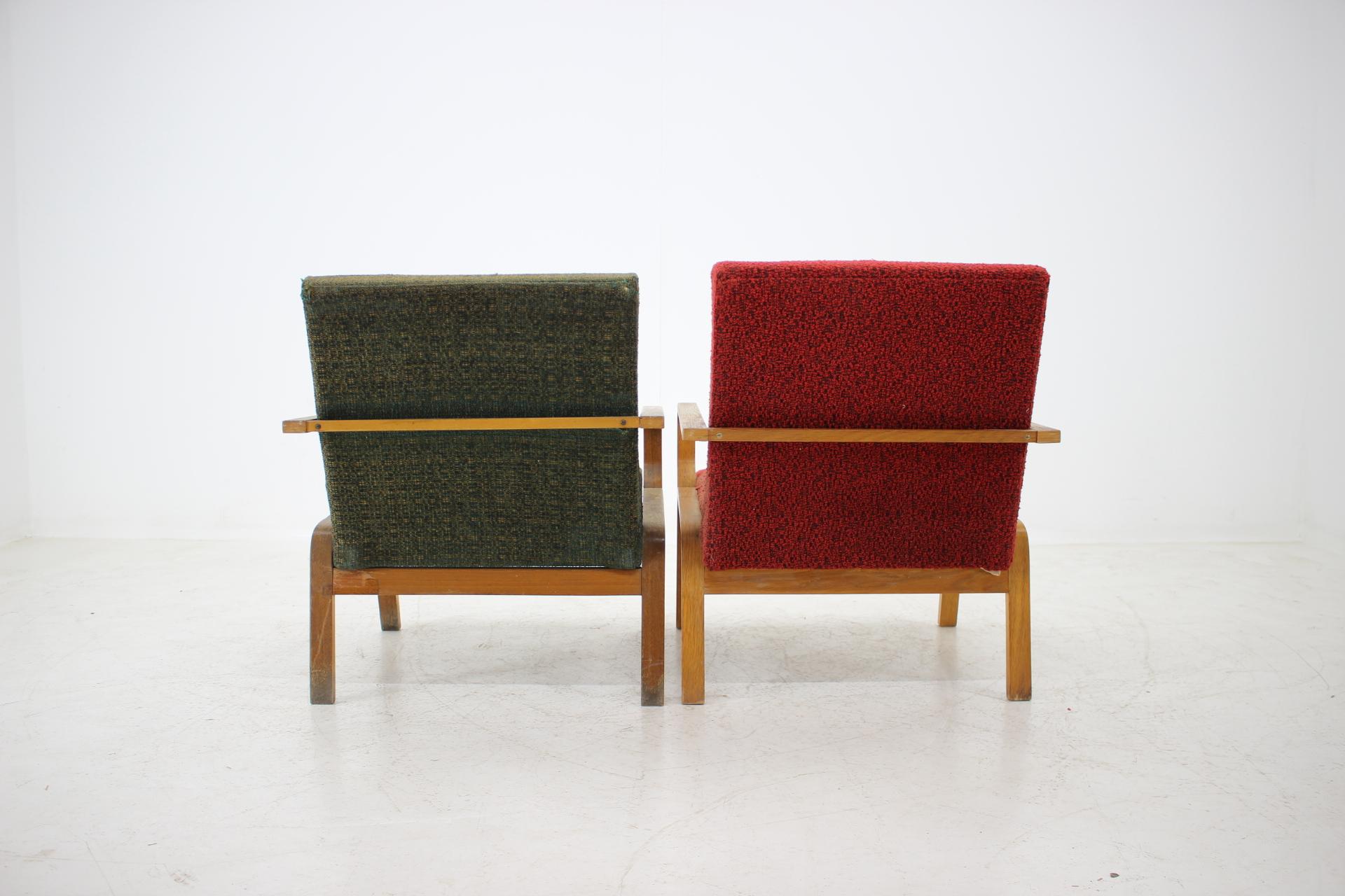 Mid-20th Century Set of Two Lounge Chairs, 1970s For Sale