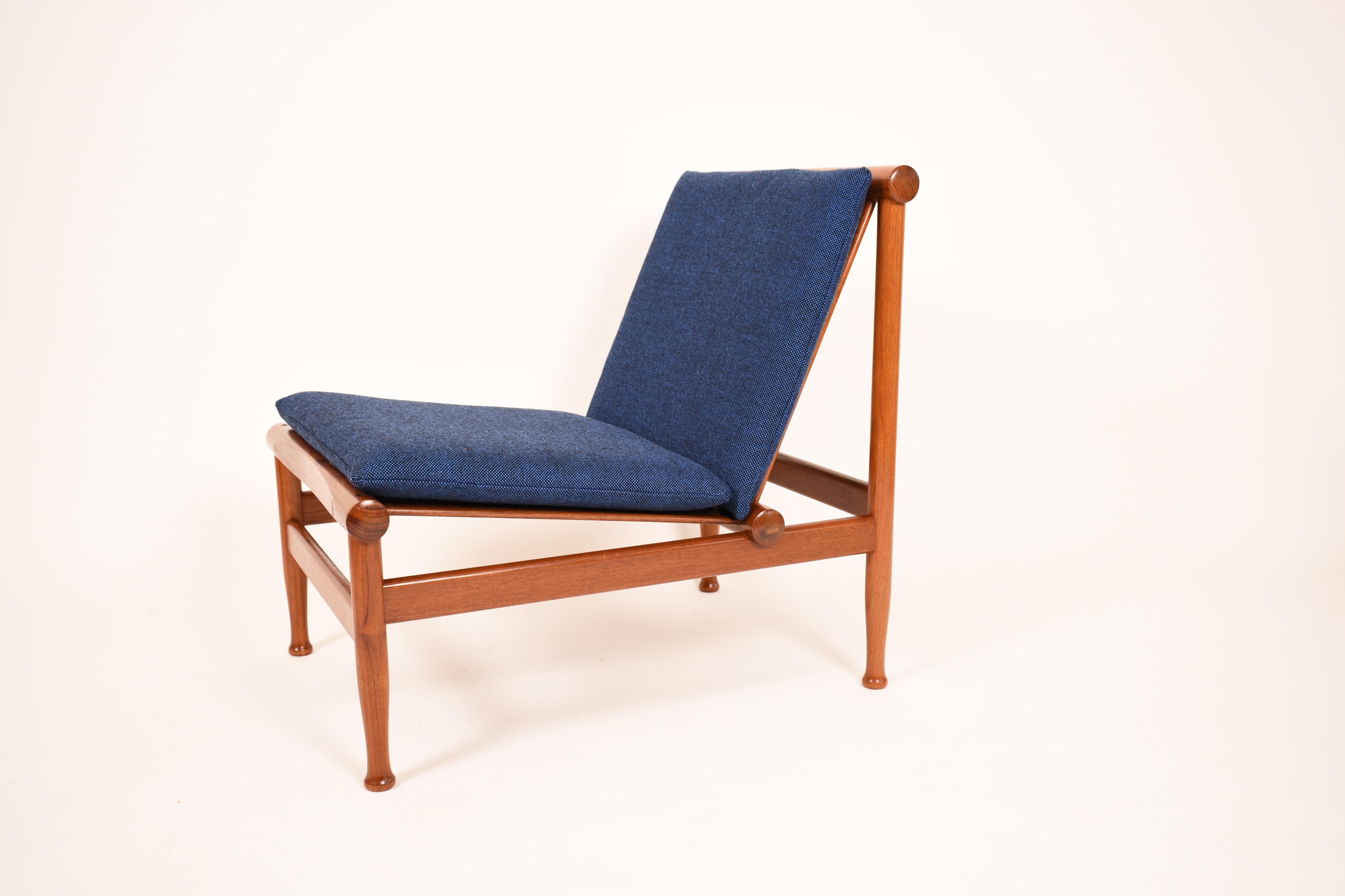 Set of Two Lounge Chairs by Kai Lyngfeldt Larsen in Teak, Denmark, 1960 In Good Condition In Le Grand-Saconnex, CH