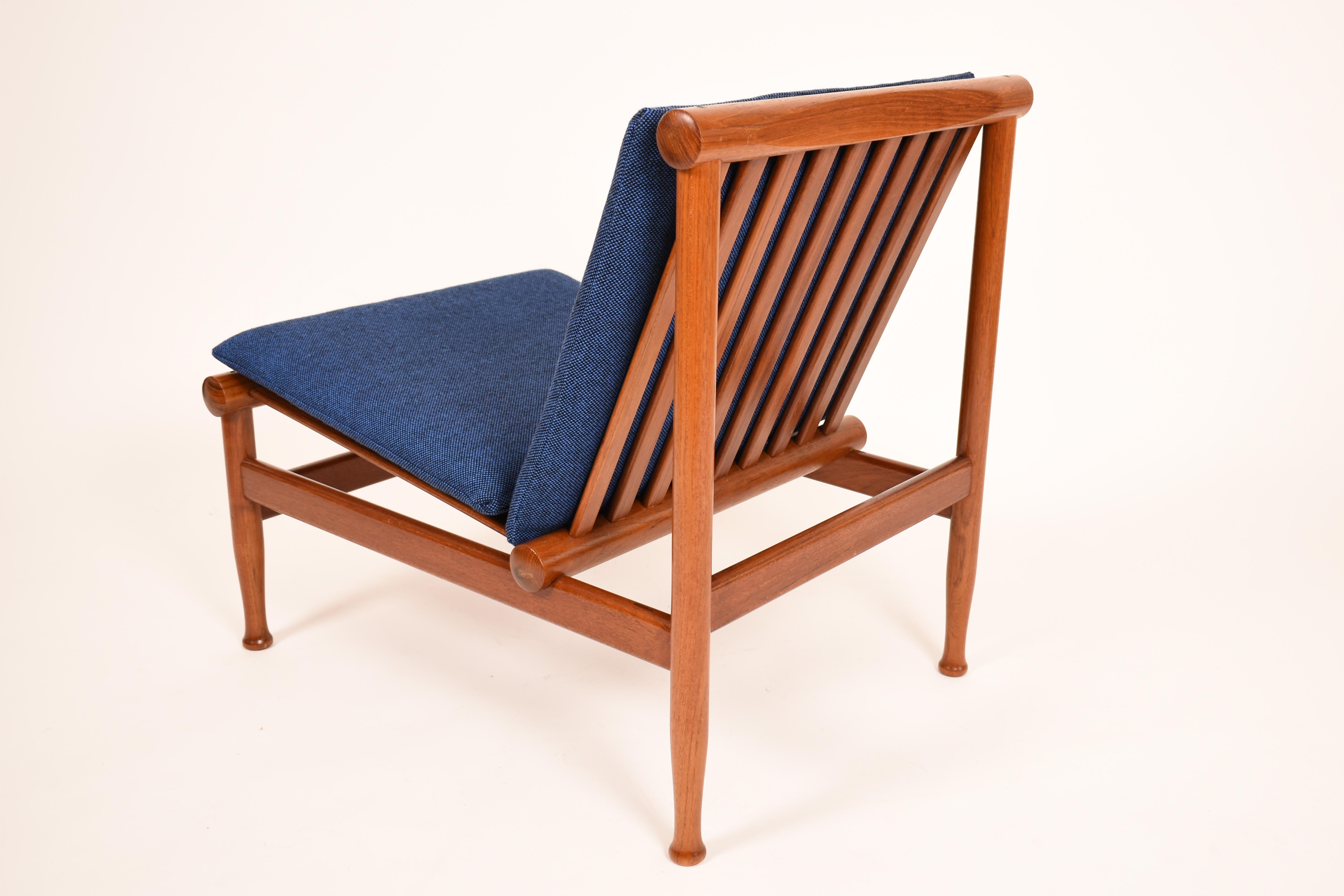 Set of Two Lounge Chairs by Kai Lyngfeldt Larsen in Teak, Denmark, 1960 1