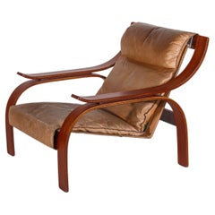 Set of Two Lounge Chairs designed by Marco Zanuso, 1962 Italy, Model "Woodline"