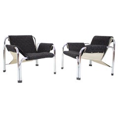 Set of Two Lounge Chairs Designed by Wiliam Chlebo, 1970's