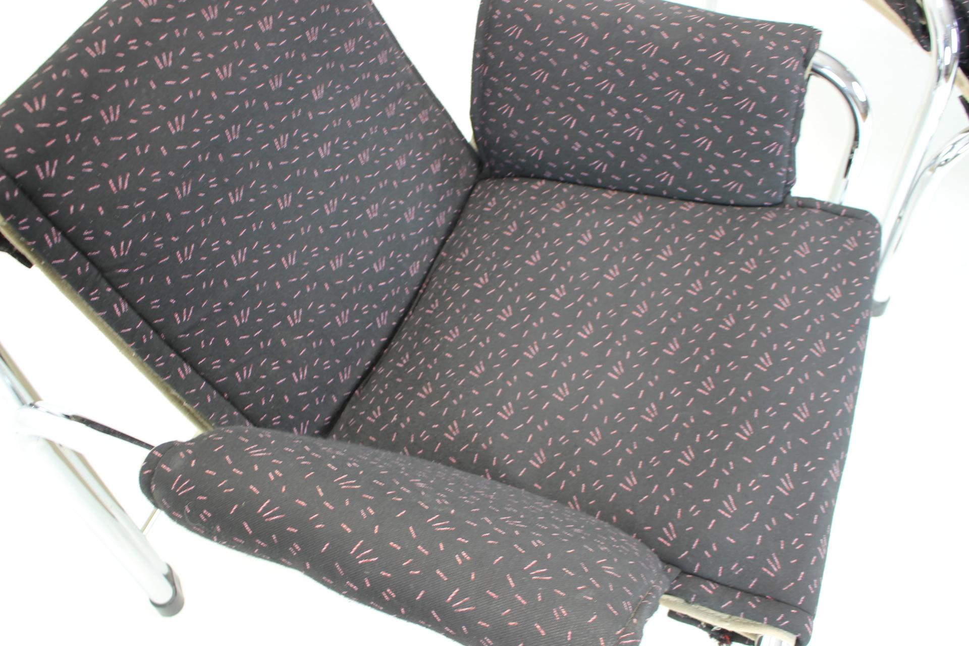 Set of Two Lounge Chairs with Coffee Table Designed by Wiliam Chlebo, 1970's 4