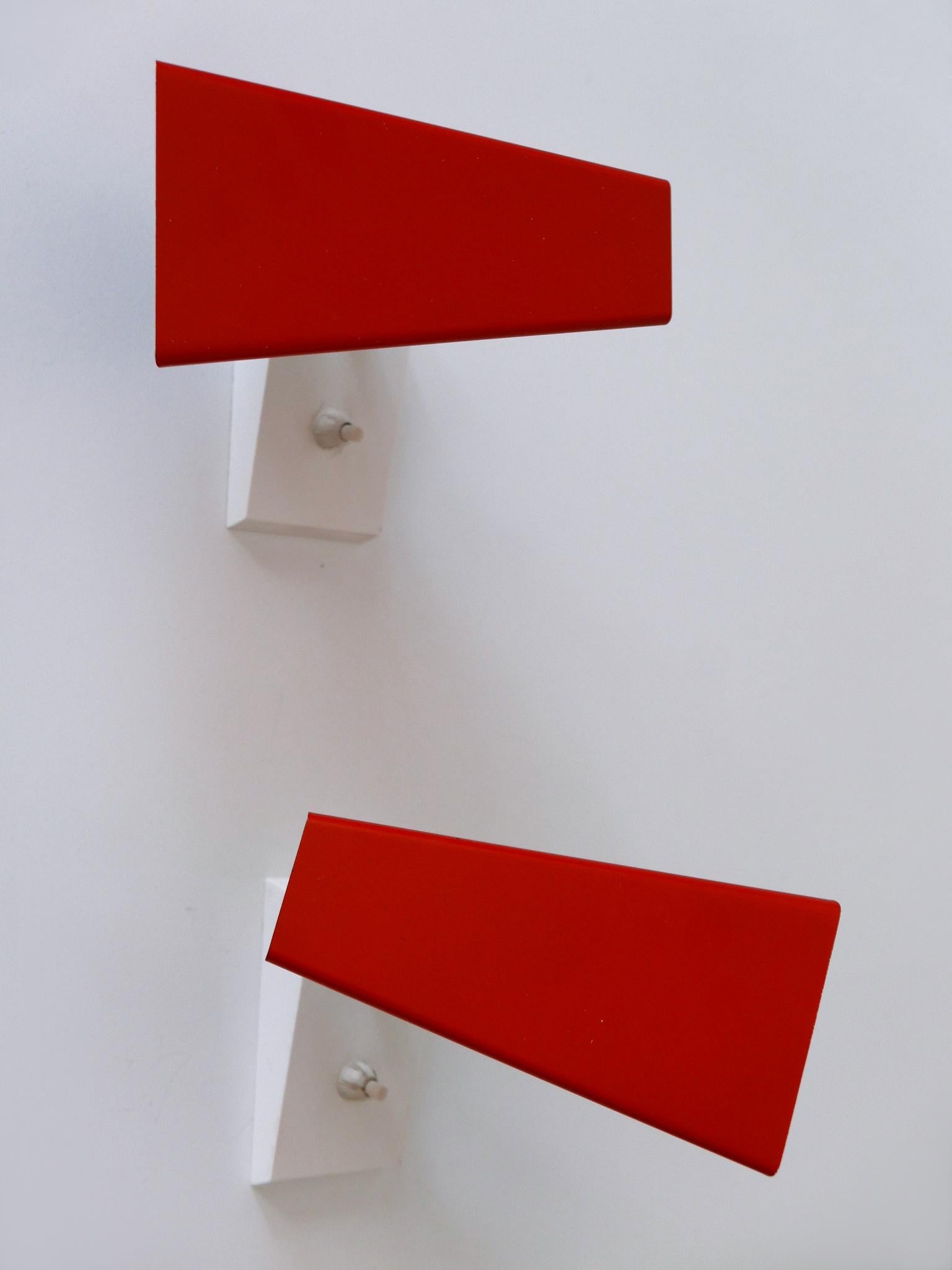 Set di due graziose lampade da parete o sconsigliate della metà del secolo scorso, Germania, 1960 in vendita 9