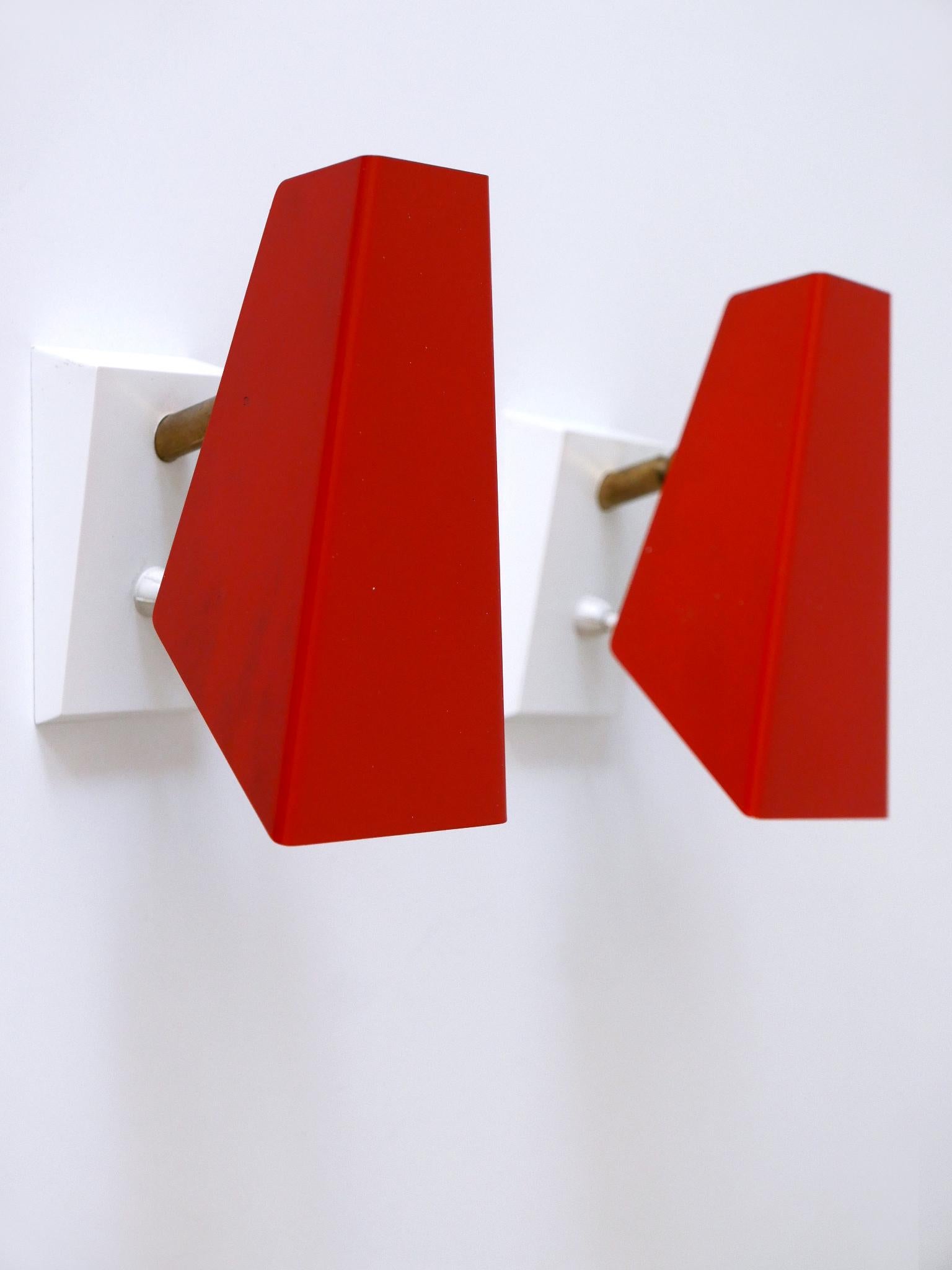 Set di due graziose lampade da parete o sconsigliate della metà del secolo scorso, Germania, 1960 in vendita 1