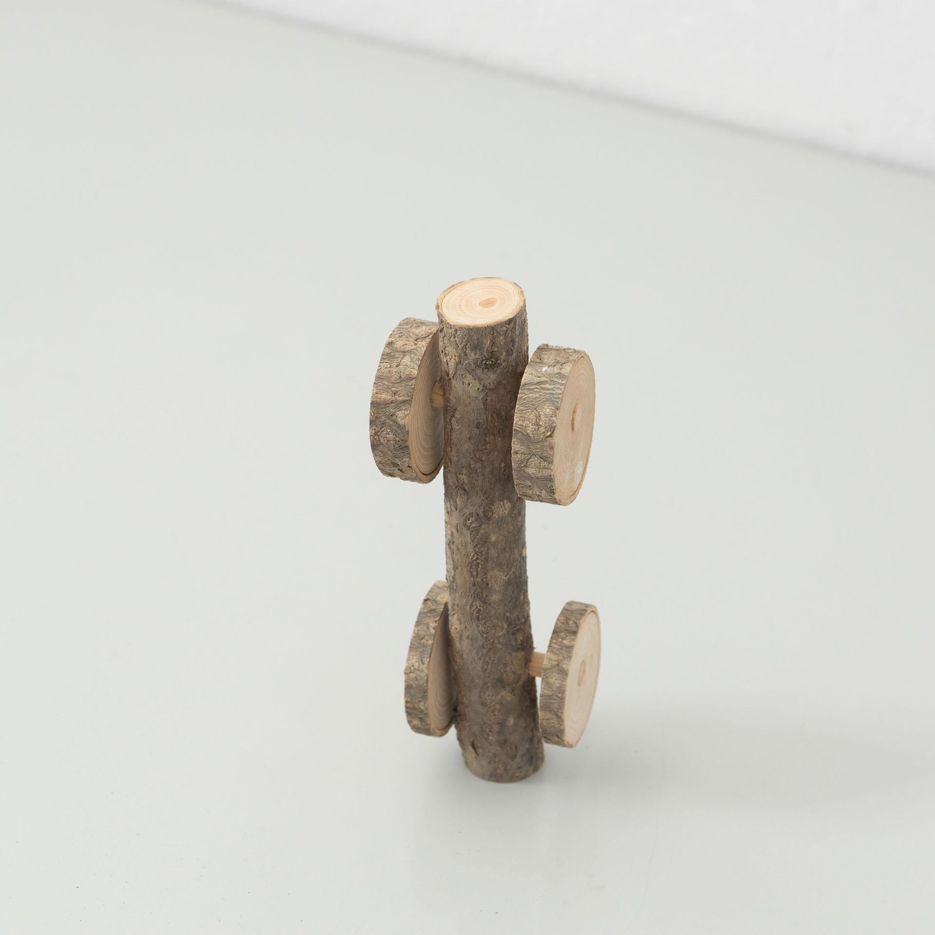 Set of Two Luci Tree Carwooden Sculptural Toy, 2018 4