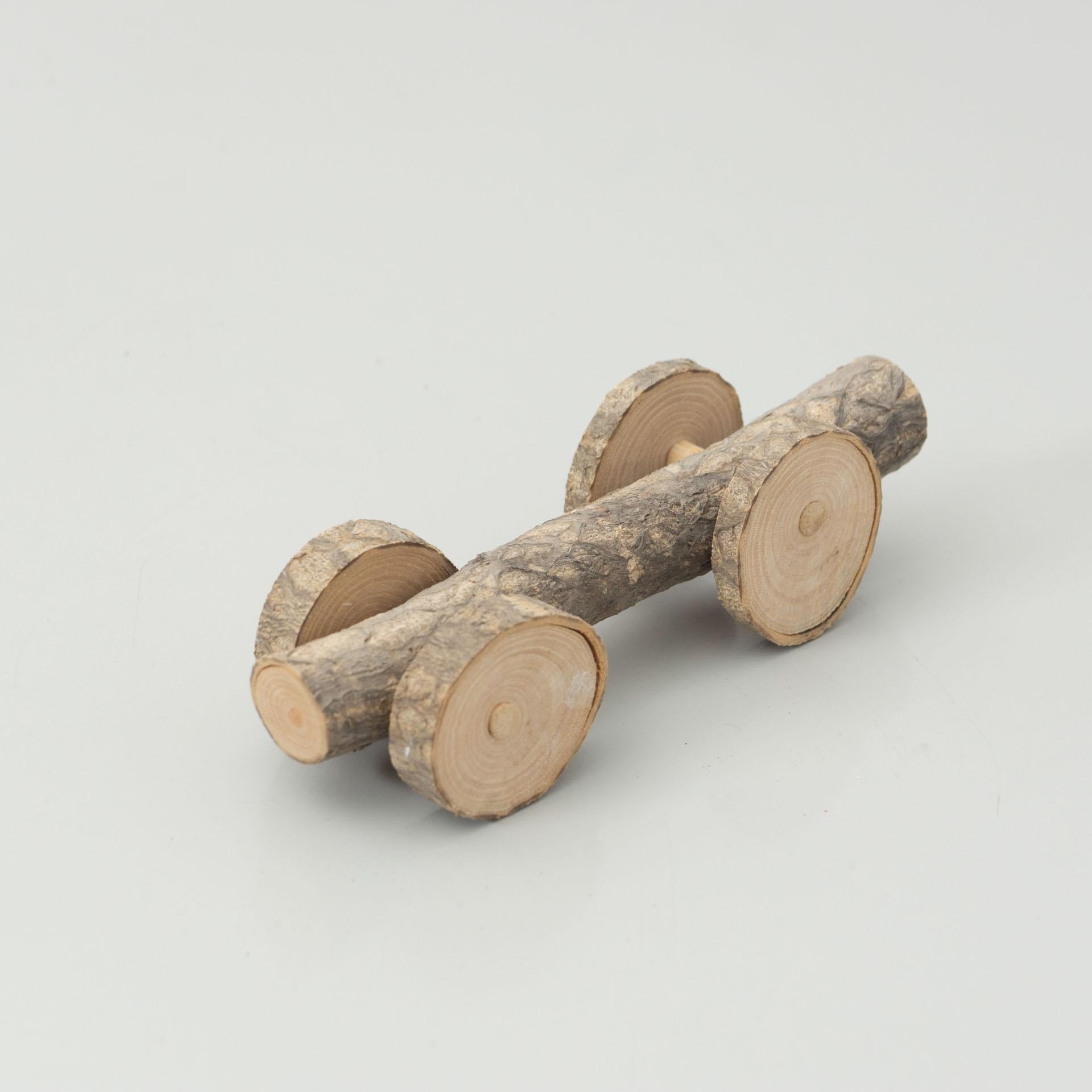 Set of Two Luci Tree Carwooden Sculptural Toy, 2018 1