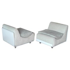 Set Of Two Luigi Colani Modular Longue Chair Orbis For COR 1960s