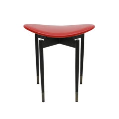 Set of Two "Lutrario" Stools Designed by Carlo Mollino, Italy, 1959