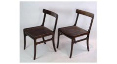 Set of Two Rungstedlund Chairs Made In Mahogany by Ole Wancher From 1960s