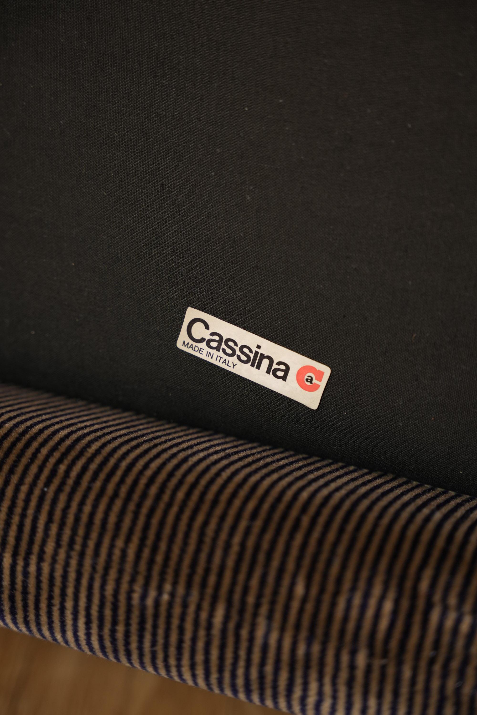 Set of Two Maralunga Longue Chair By Vico Magistretti for Cassina 1970s In Good Condition For Sale In Čelinac, BA