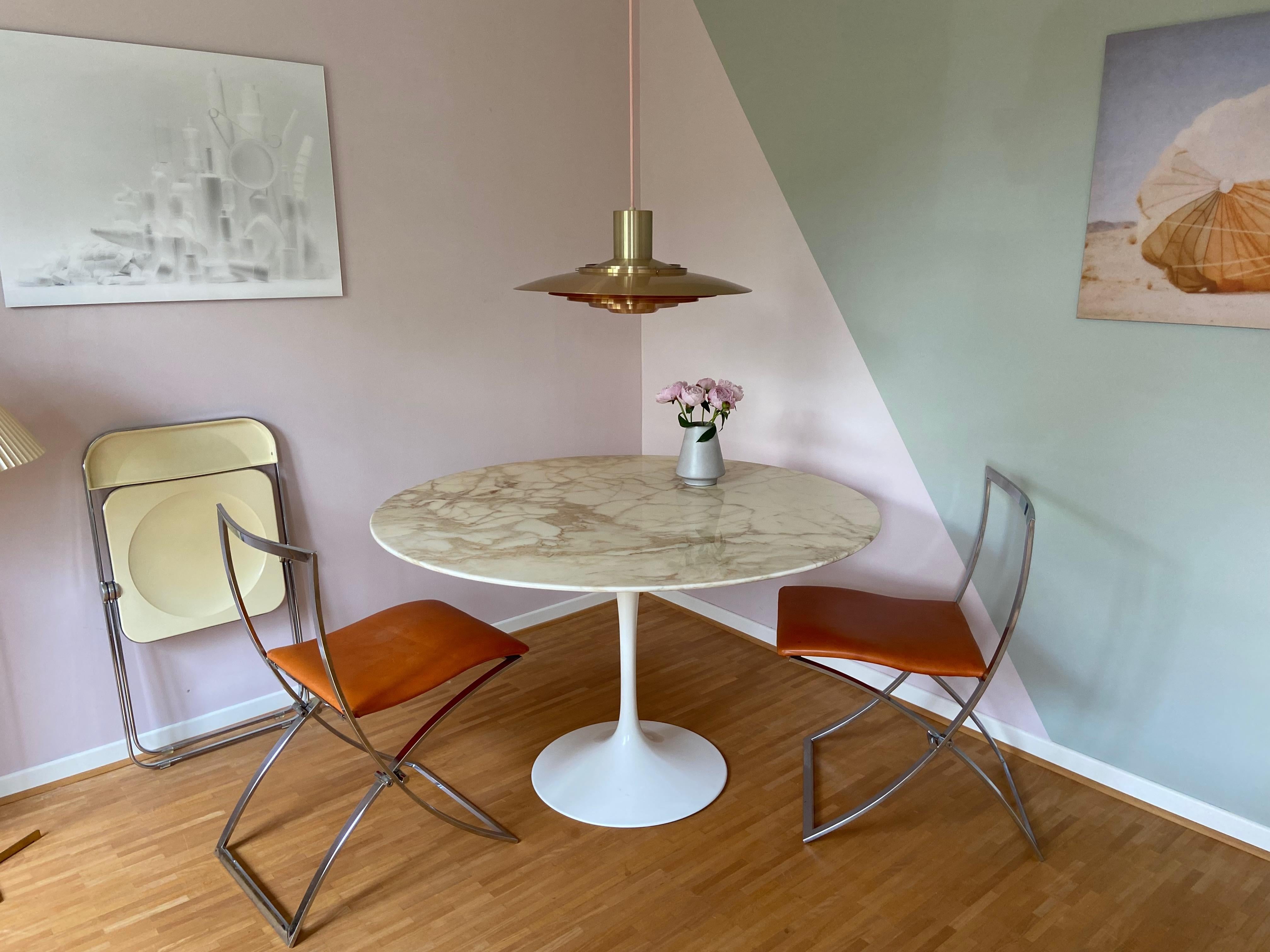 Set of two Marcello Cuneo Luisa Chairs for Mobel Italia, 1970s 2
