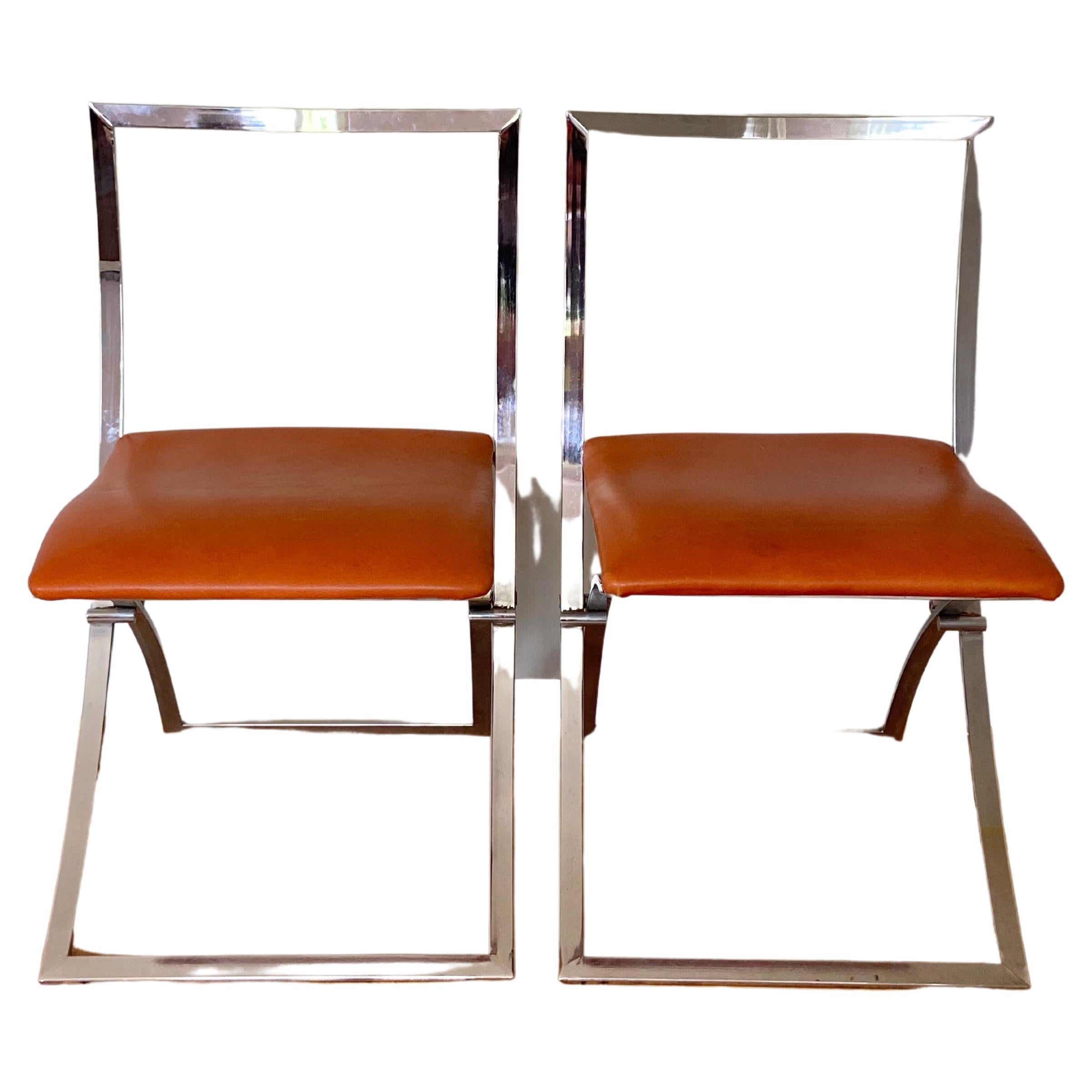 Set of two Marcello Cuneo Luisa Chairs for Mobel Italia, 1970s