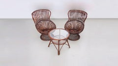 Set of Two Margherita Chairs by Franco Albini for v. Bonacina, Italy, 1951