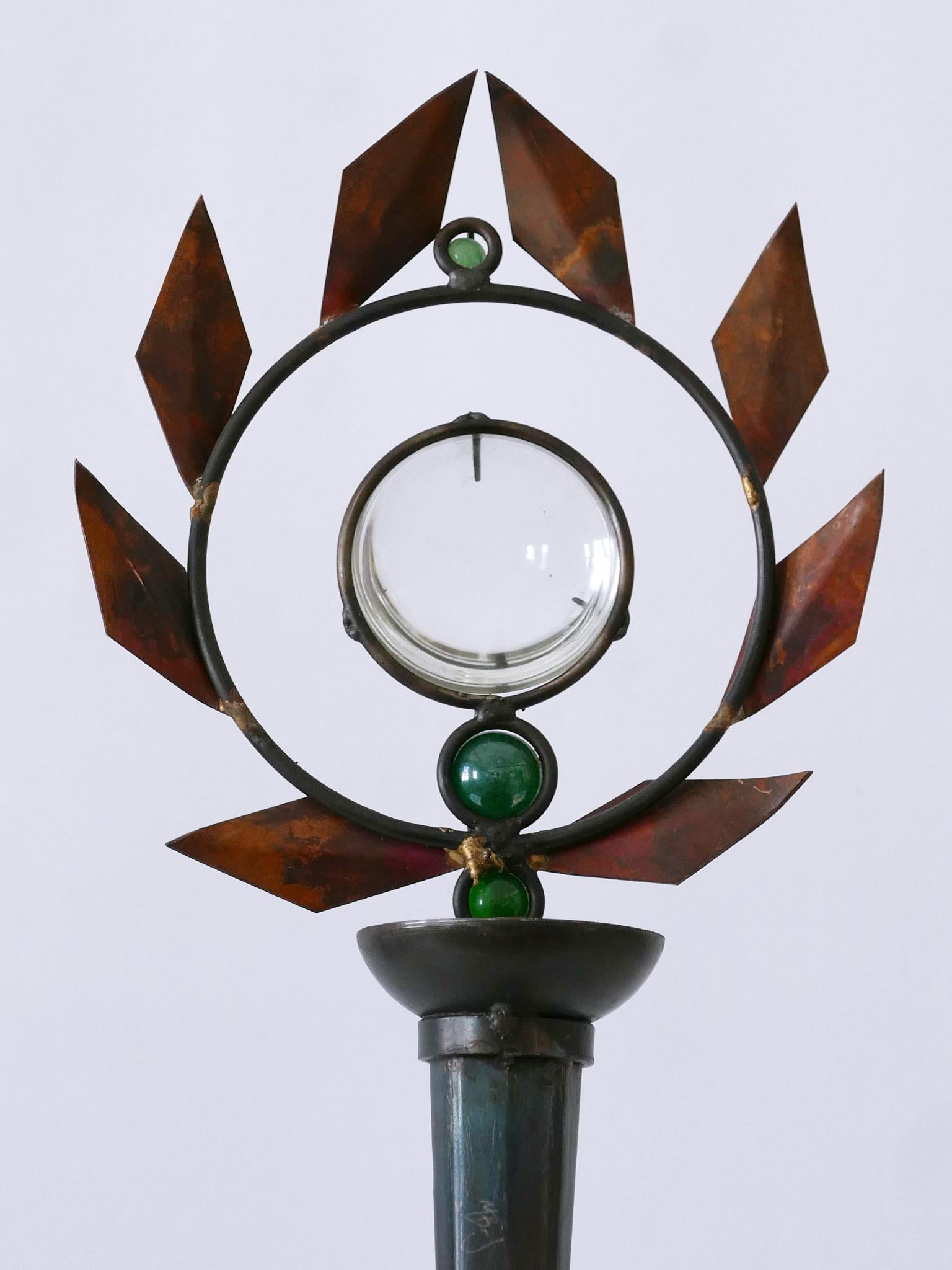 Set of Two Mark Brazier-Jones Candlesticks Model Olympia 1990s, Signed & Dated For Sale 3