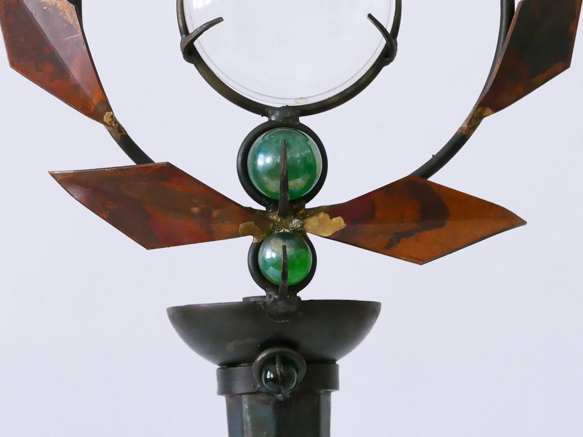 Set of Two Mark Brazier-Jones Candlesticks Model Olympia 1990s, Signed & Dated For Sale 4