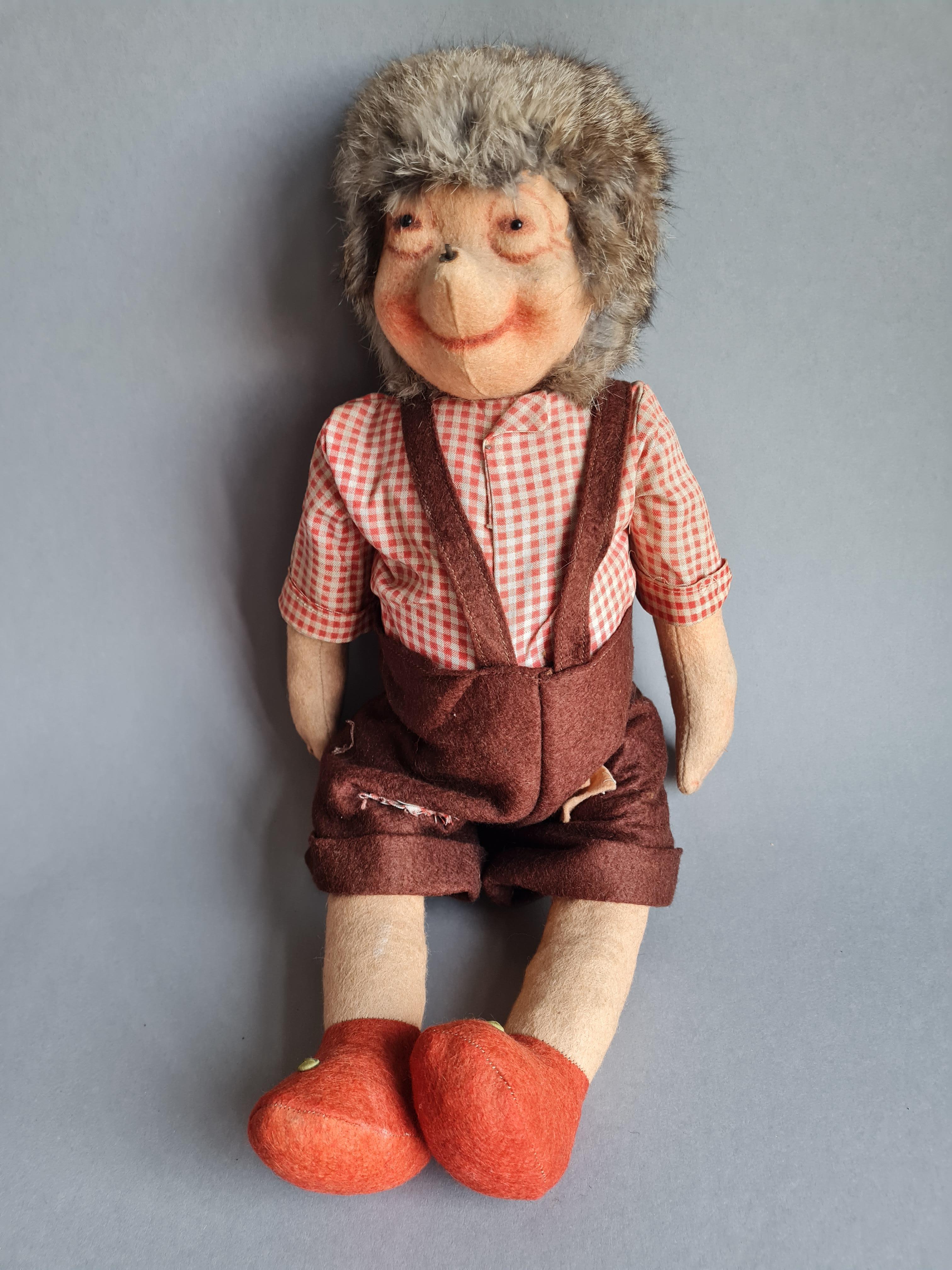 Mecki Original 
Guter Zustand 
Igel Mann 

Von Steiff 
Made in Germany 

Ohne Pfeife 
ca 28 cm