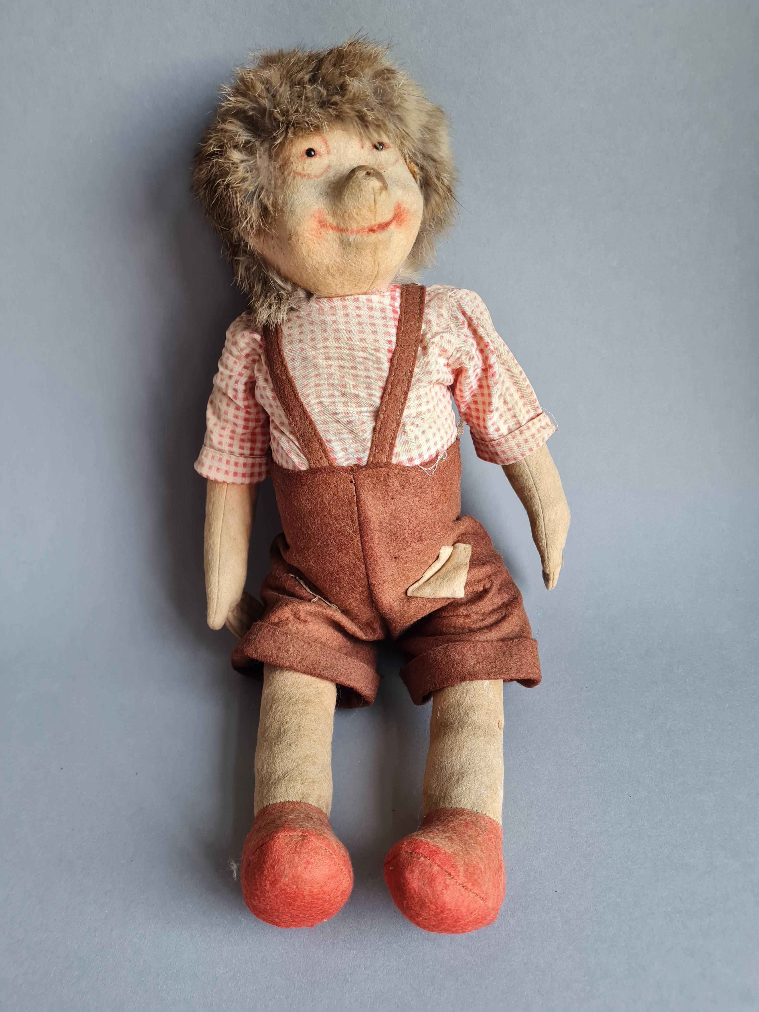 Arts and Crafts Set of two Meckis  Steiff Germany 60ies For Sale