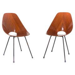 Ensemble de deux chaises Medea par Vittorio Nobili pour Fratelli Tagliabue, Italie, années 1950