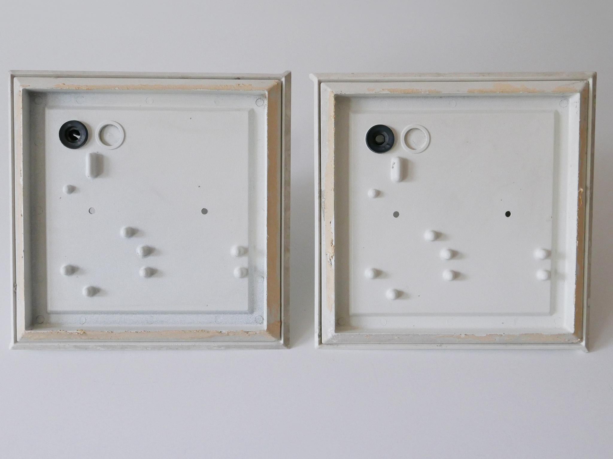 Set of Two Medium Outdoor Wall Lamps or Sconces by BEGA, 1980s, Germany For Sale 5