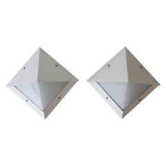 Set of Two Medium Outdoor Wall Lamps or Sconces by BEGA, 1980s, Germany