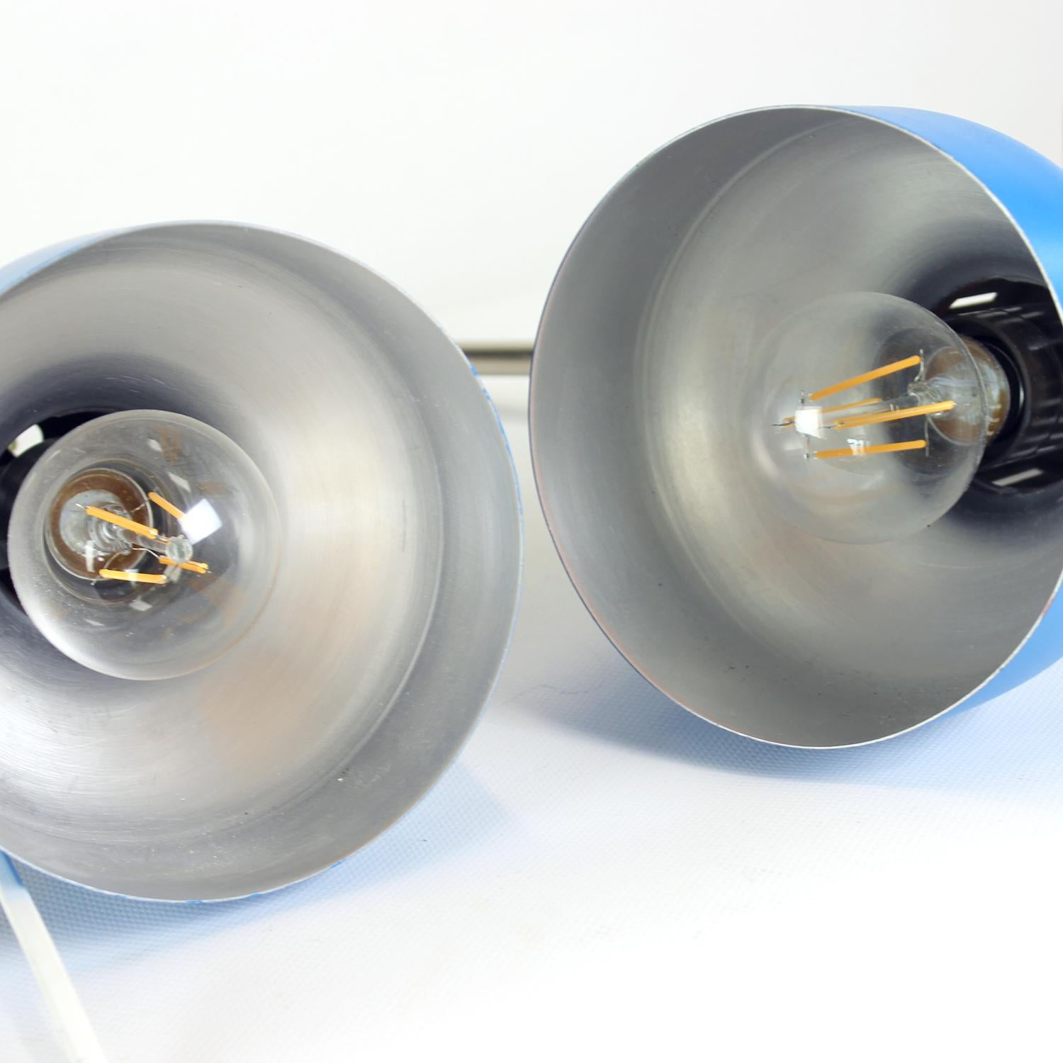 Set Of Two Mid Century Adjustable Wall Lamps By Aka Ddr, Germany, 1960s For Sale 4