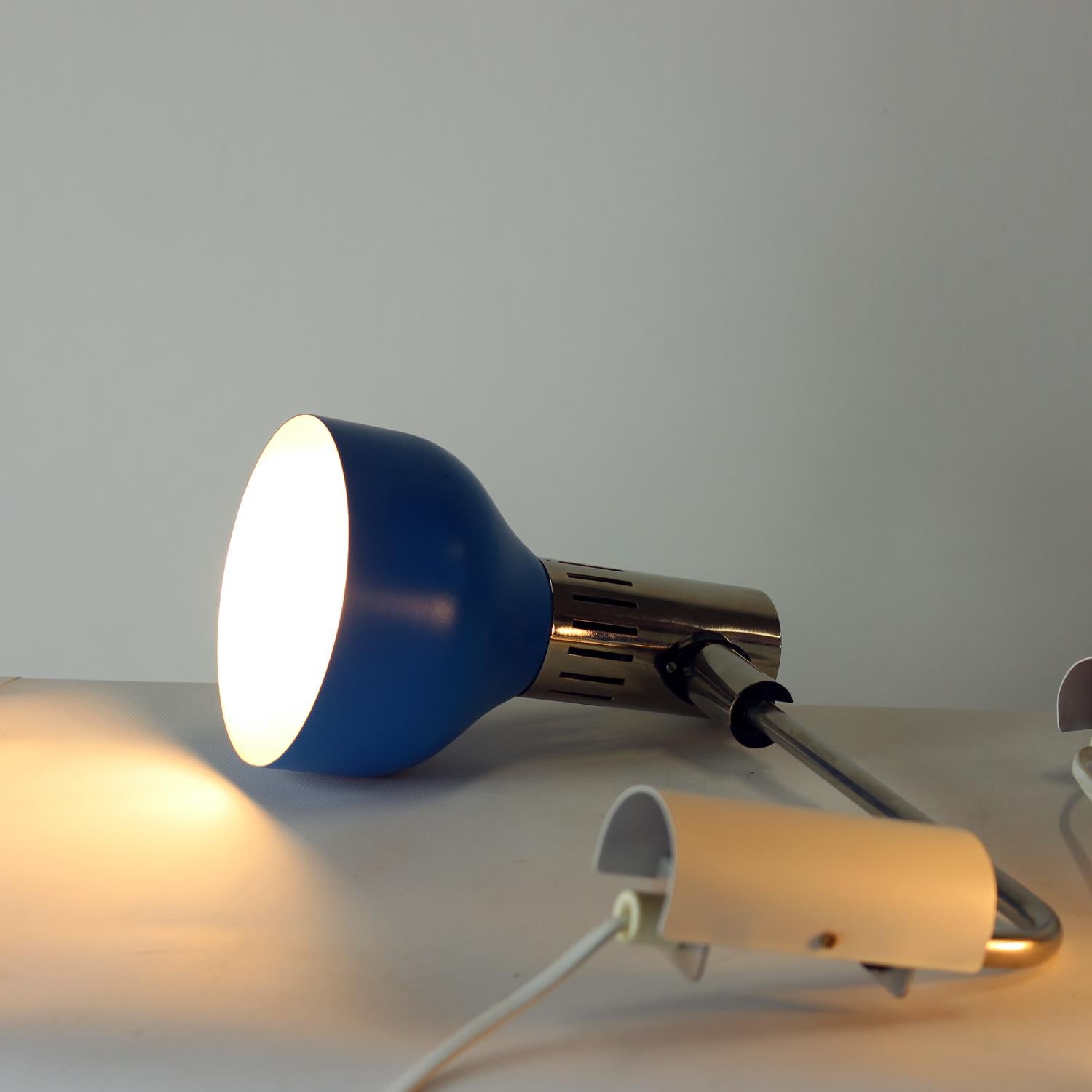 Set Of Two Mid Century Adjustable Wall Lamps By Aka Ddr, Germany, 1960s For Sale 2