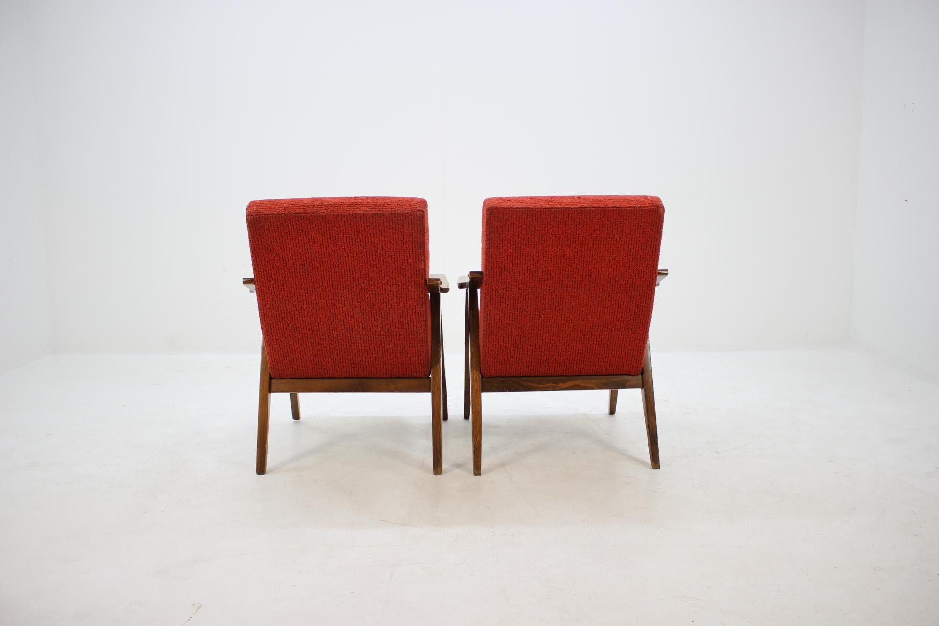 Mid-20th Century Set of Two Midcentury Armchairs, 1960s