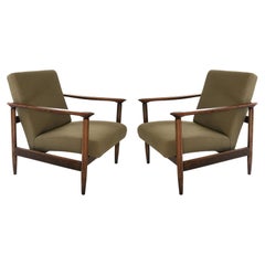 Set of Two Mid Century Armchairs, by Edmund Homa, 1960s