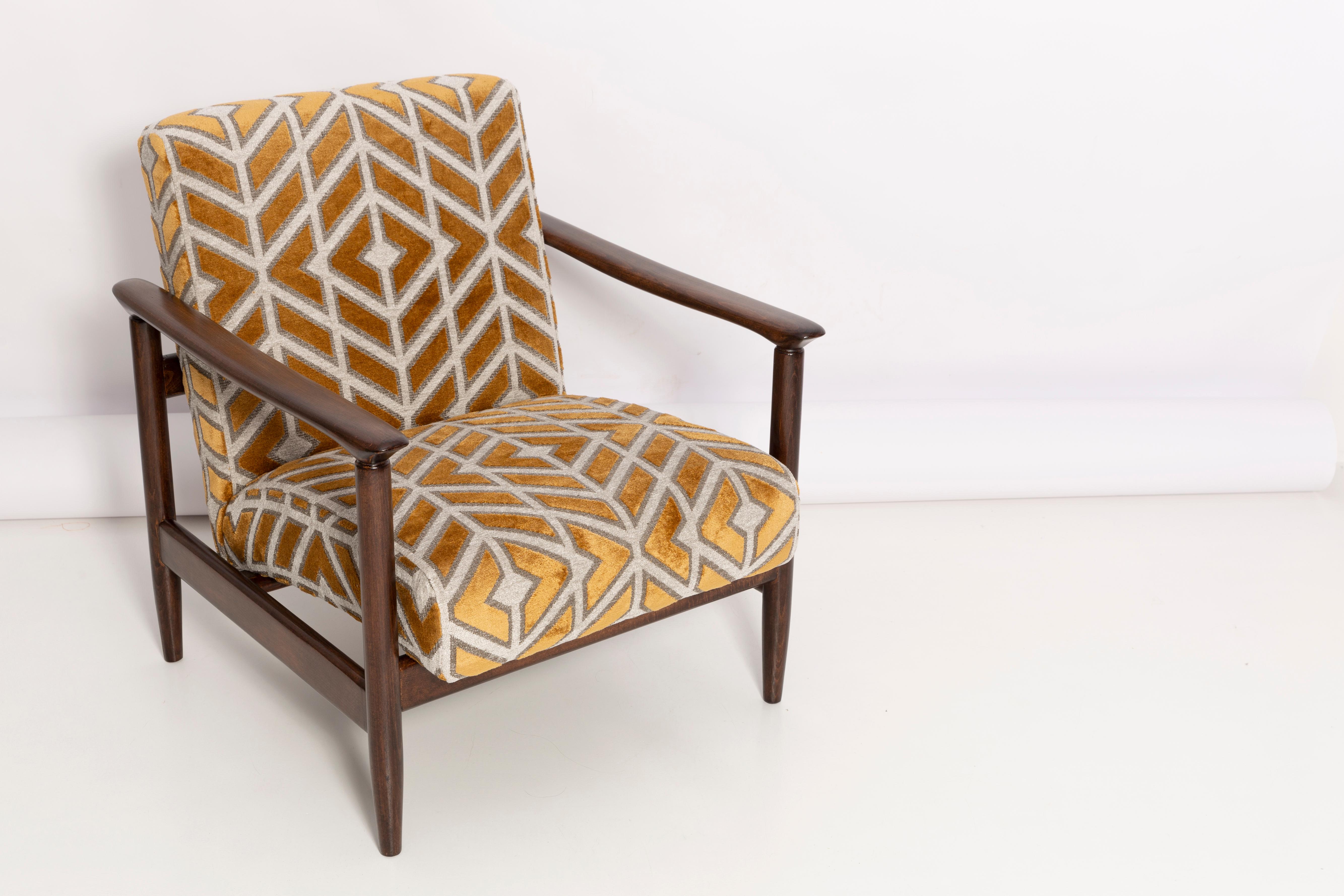 Mid-Century Modern Set of Two Mid Century Armchairs, by Edmund Homa, Europe, 1960s For Sale