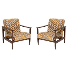 Set of Two Mid Century Armchairs, by Edmund Homa, Europe, 1960s