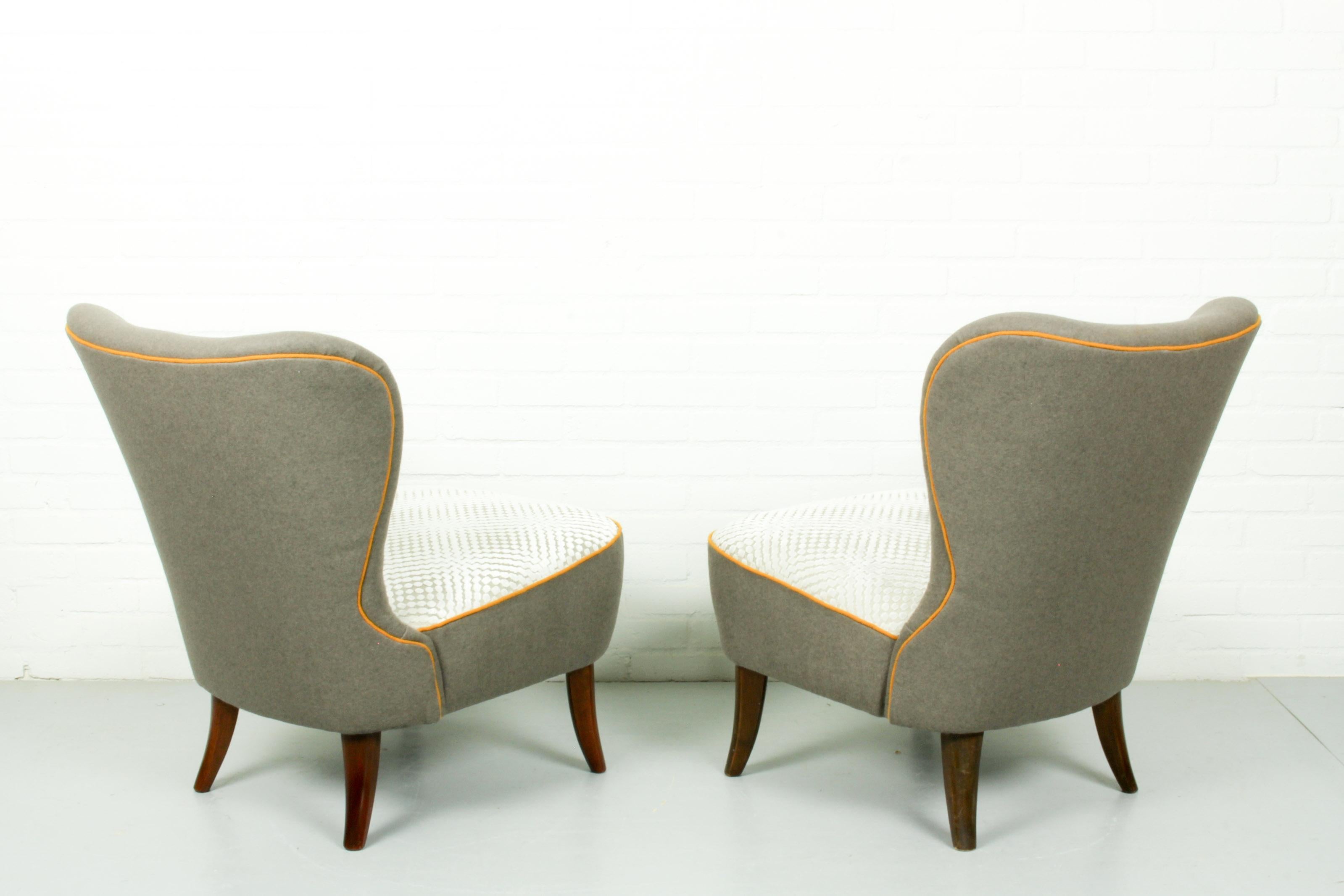 20th Century Set of Two Midcentury Artifort Cocktail Chairs by Theo Ruth, 1960s